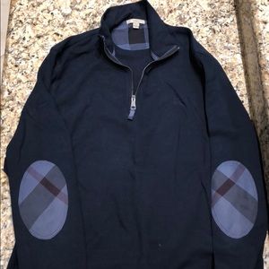 Men’s XL Burberry 1/4 zip sweater